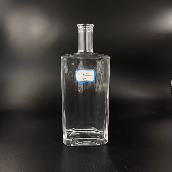 500 ml, 700 ml, 750 ml Glas-Likörflasche für Whisky, Wein, Tequlia-Whisky
