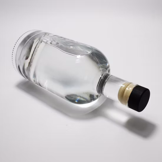 10 cl, 20 cl, 70 cl, 750 ml, runde nordische Wodka-Gin-Rum-Flasche, gefrostete Likörglasflaschen